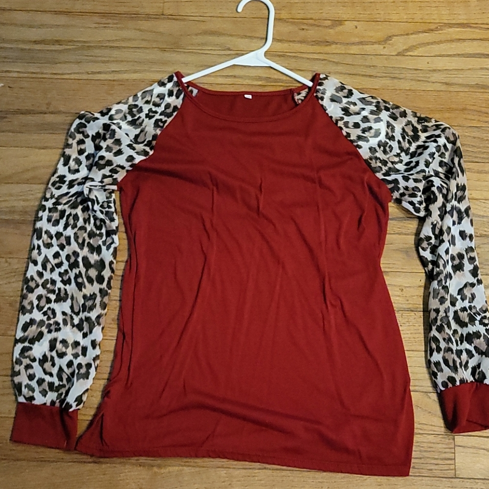 Sheer Sleeve Top